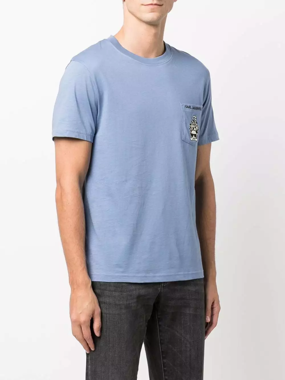 Karl Lagerfeld Ikonik animal-logo crewneck T-shirt