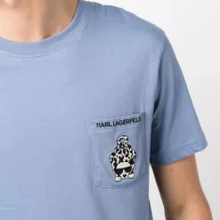 Karl Lagerfeld Ikonik animal-logo crewneck T-shirt