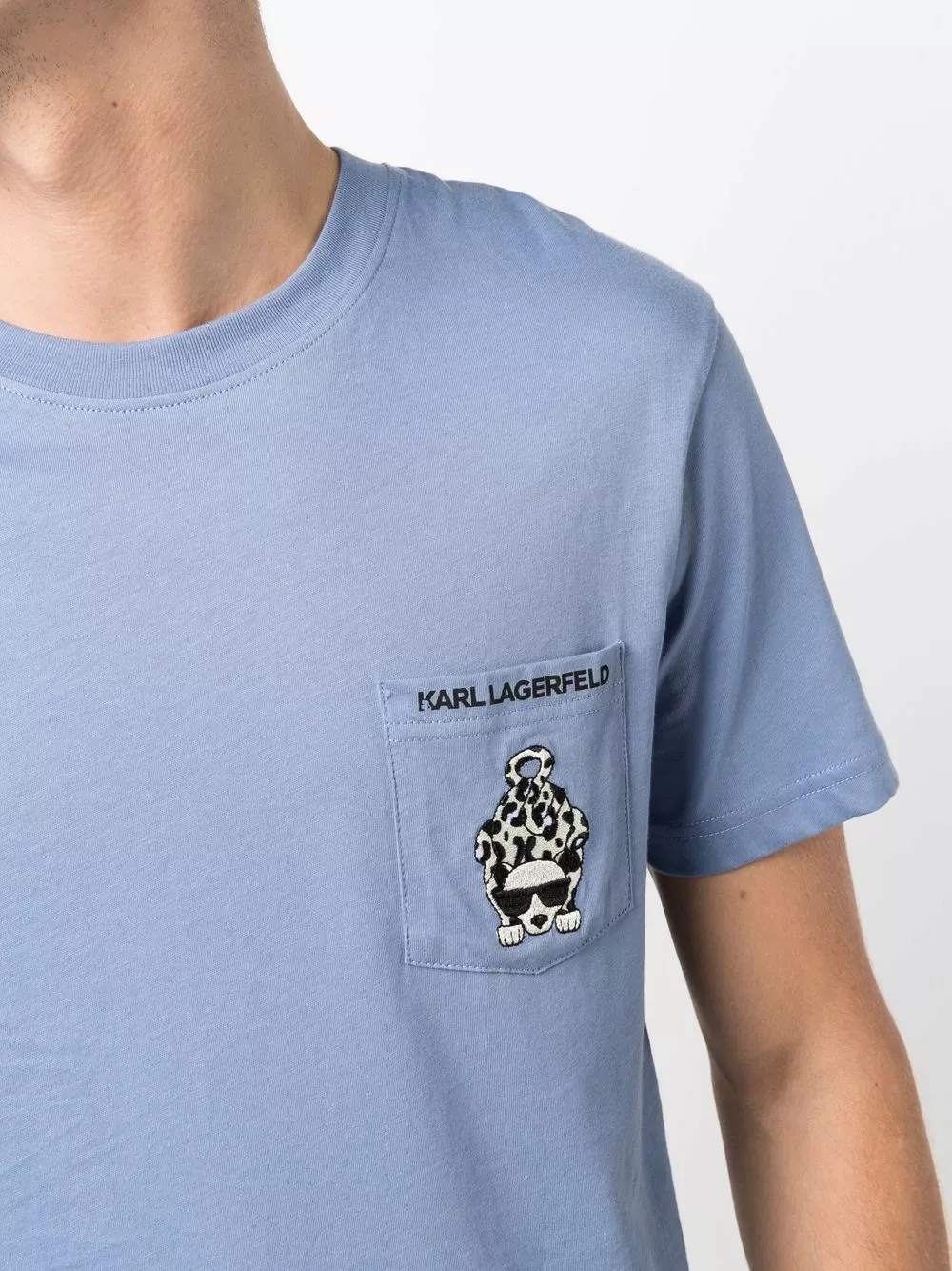 Karl Lagerfeld Ikonik animal-logo crewneck T-shirt
