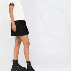 Karl Lagerfeld bouclé collar polo shirt