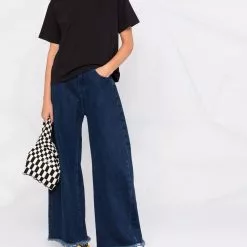 Karl Lagerfeld braided tape organic cotton T-shirt