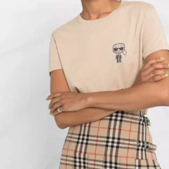 Karl Lagerfeld Ikonik mini Karl cotton T-shirt