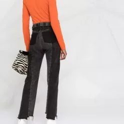 Karl Lagerfeld ruched long-sleeve top