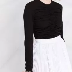 Karl Lagerfeld ruched-design top