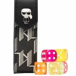 Karl Lagerfeld Ikonik monogram dice set