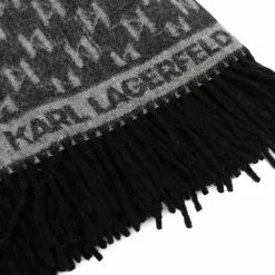 Karl Lagerfeld logo print blanket