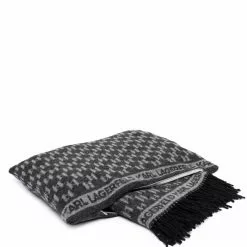 Karl Lagerfeld logo print blanket