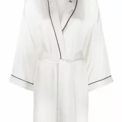 Karl Lagerfeld satin logo kimono