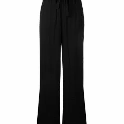 Karl Lagerfeld KL-signature satin-effect pajama set