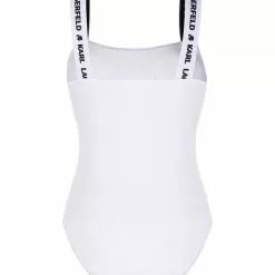 Karl Lagerfeld logo print straps body