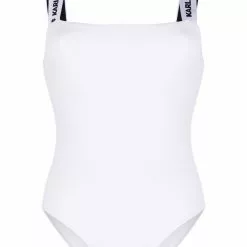 Karl Lagerfeld logo print straps body