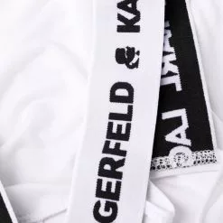 Karl Lagerfeld logo print straps body