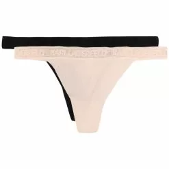 Karl Lagerfeld ultralight logo thong 2-pack