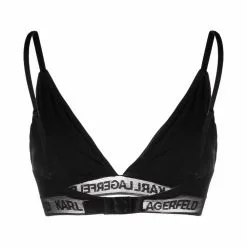 Karl Lagerfeld ultralight logo triangle bra