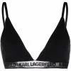 Karl Lagerfeld ultralight logo triangle bra