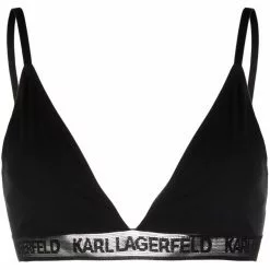 Karl Lagerfeld ultralight logo triangle bra