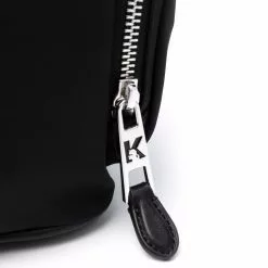 Karl Lagerfeld quilted-logo mini bag