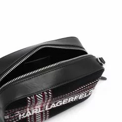 Karl Lagerfeld K/Skuare Check camera bag