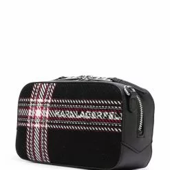 Karl Lagerfeld K/Skuare Check camera bag