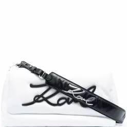Karl Lagerfeld K/Signature soft large shoulder bag