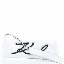 Karl Lagerfeld K/Signature soft large shoulder bag