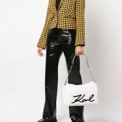 Karl Lagerfeld K/Signature soft large shoulder bag
