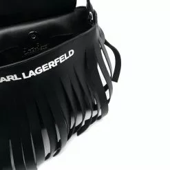 Karl Lagerfeld K/Fringe Mini Hobo bag