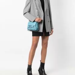 Karl Lagerfeld K/Signature soft crossbody bag