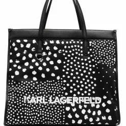 Karl Lagerfeld K/Skuare dot print tote