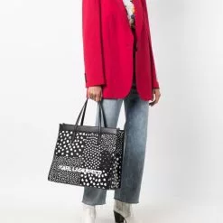 Karl Lagerfeld K/Skuare dot print tote