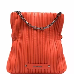 Karl Lagerfeld K/Kushion small folded braid tote