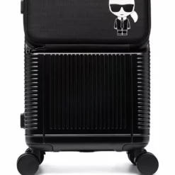 Karl Lagerfeld K/Ikonik four wheel suitcase