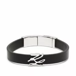 Karl Lagerfeld Autograph plaque-detail bracelet