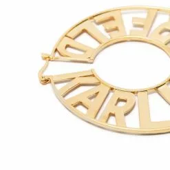 Karl Lagerfeld Letters XL earrings
