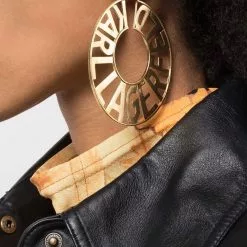 Karl Lagerfeld Letters XL earrings