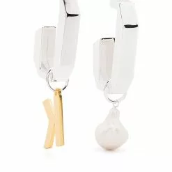Karl Lagerfeld K Link pendant earrings