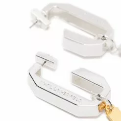 Karl Lagerfeld K Link pendant earrings