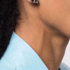 Karl Lagerfeld Ikonik stud earrings