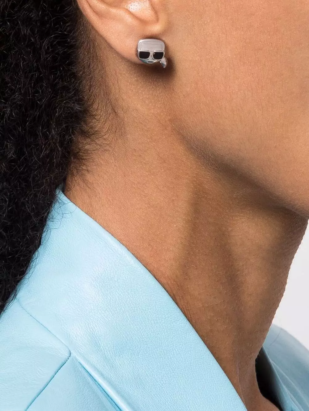 Karl Lagerfeld Ikonik stud earrings