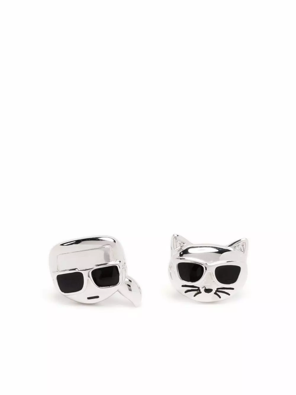Karl Lagerfeld Ikonik stud earrings