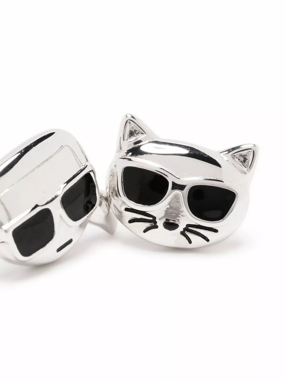 Karl Lagerfeld Ikonik stud earrings
