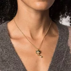 Karl Lagerfeld Ikonik Choupette pendant necklace