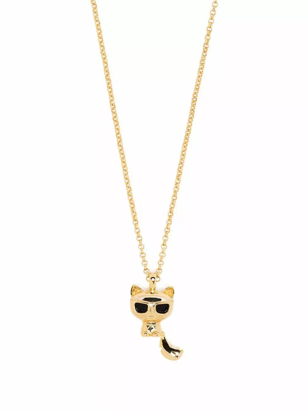 Karl Lagerfeld Ikonik Choupette pendant necklace