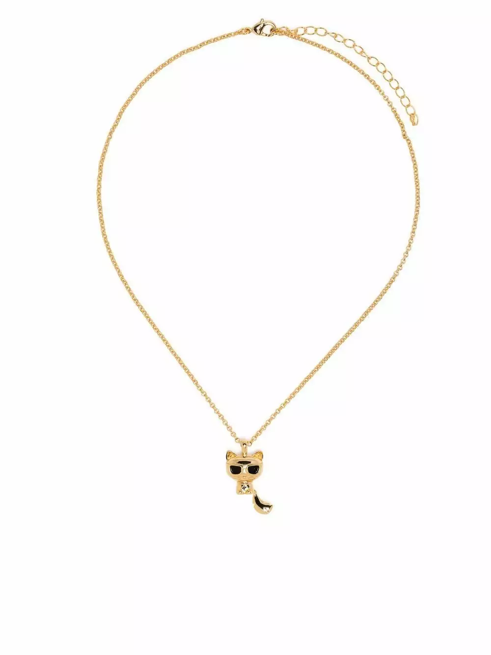 Karl Lagerfeld Ikonik Choupette pendant necklace