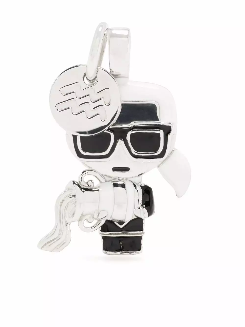 Karl Lagerfeld Zodiac Aquarius pendant
