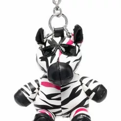 Karl Lagerfeld K/Karlimals zebra keyring