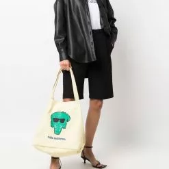 Karl Lagerfeld Karlimals alligator tote bag
