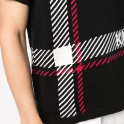 Karl Lagerfeld knitted polo shirt