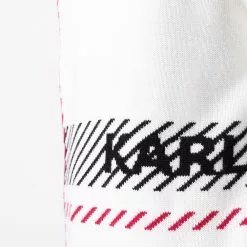 Karl Lagerfeld logo-print round neck jumper