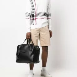 Karl Lagerfeld logo-print round neck jumper